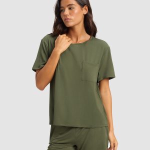 Women's Bamboo Stretch-Knit Lounge Tee