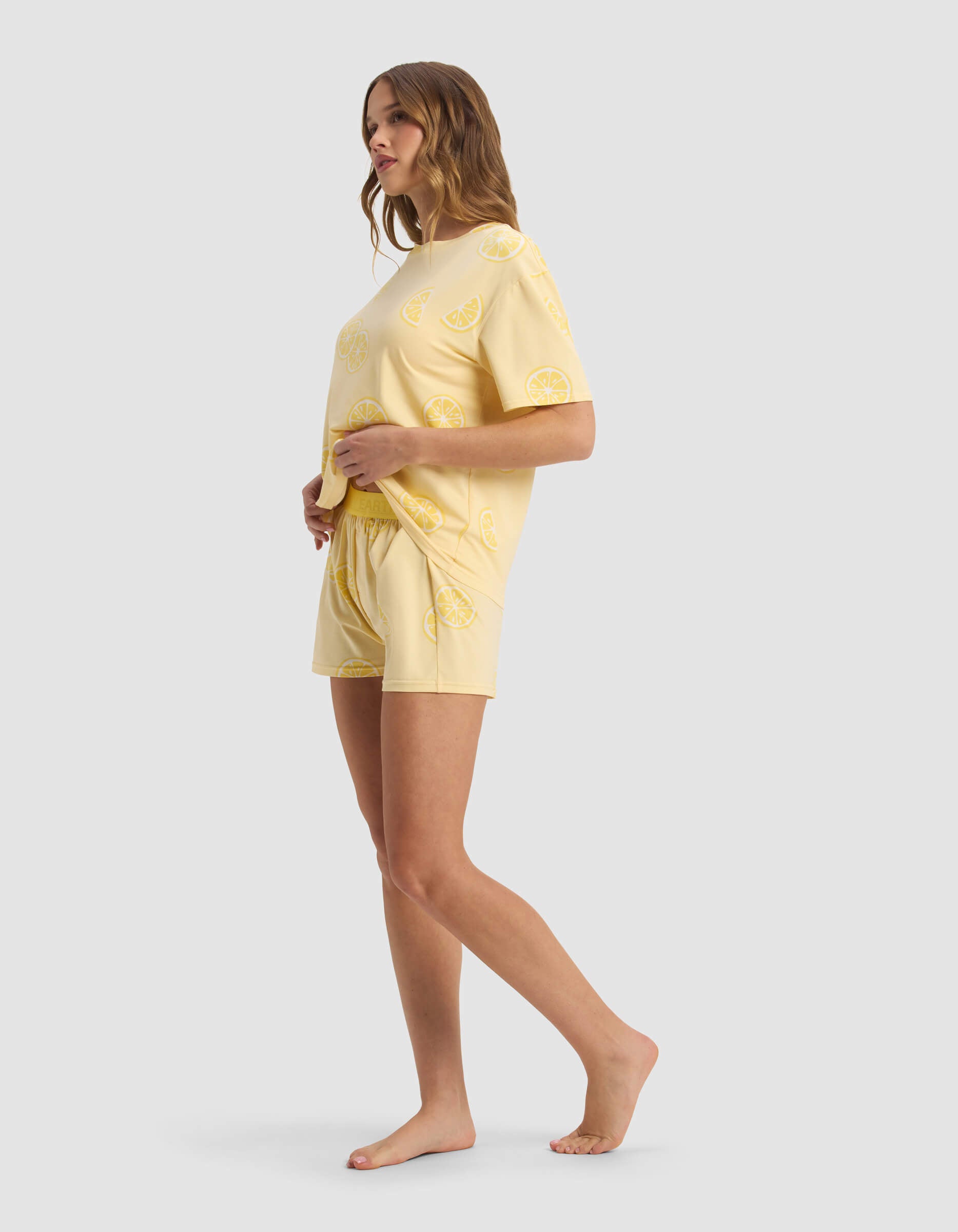 Women's First Layer Pajama Short Sleeve Tee & Boxer Short Set - Image 8