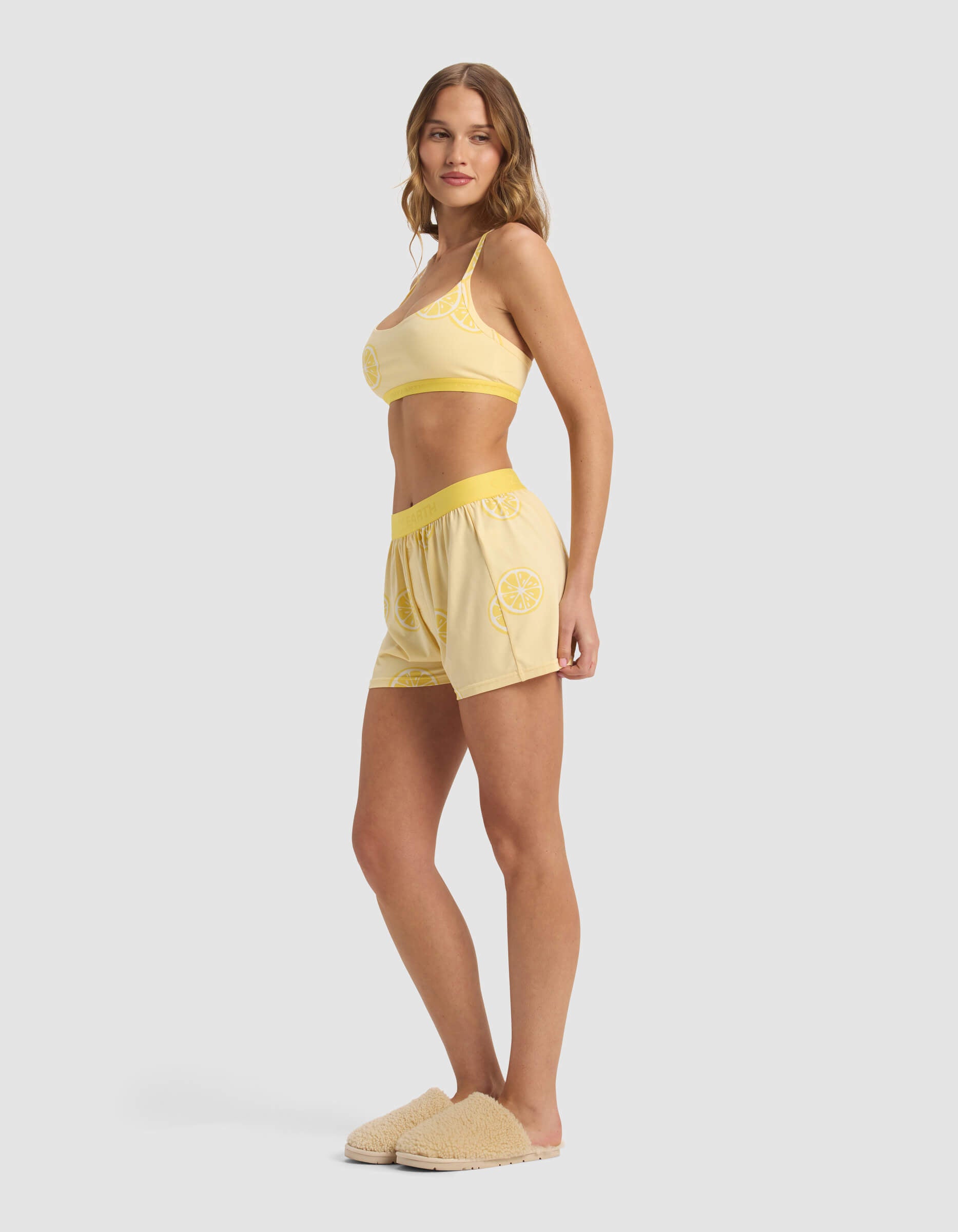 Women's First Layer Pajama Soft Bra & Boxer Short Set - Image 46