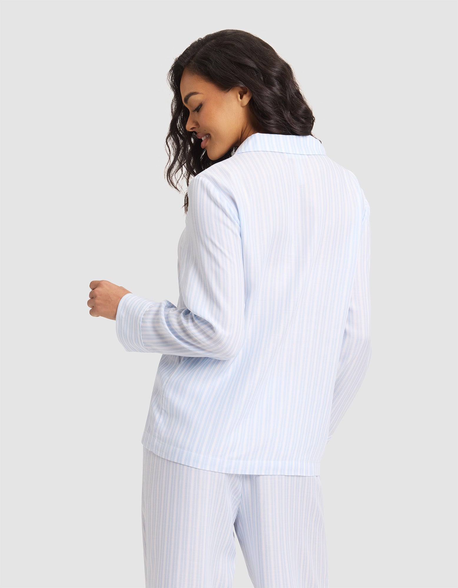 Women's Soft Woven Long Sleeve Pajama Top - Last Chance - Image 2