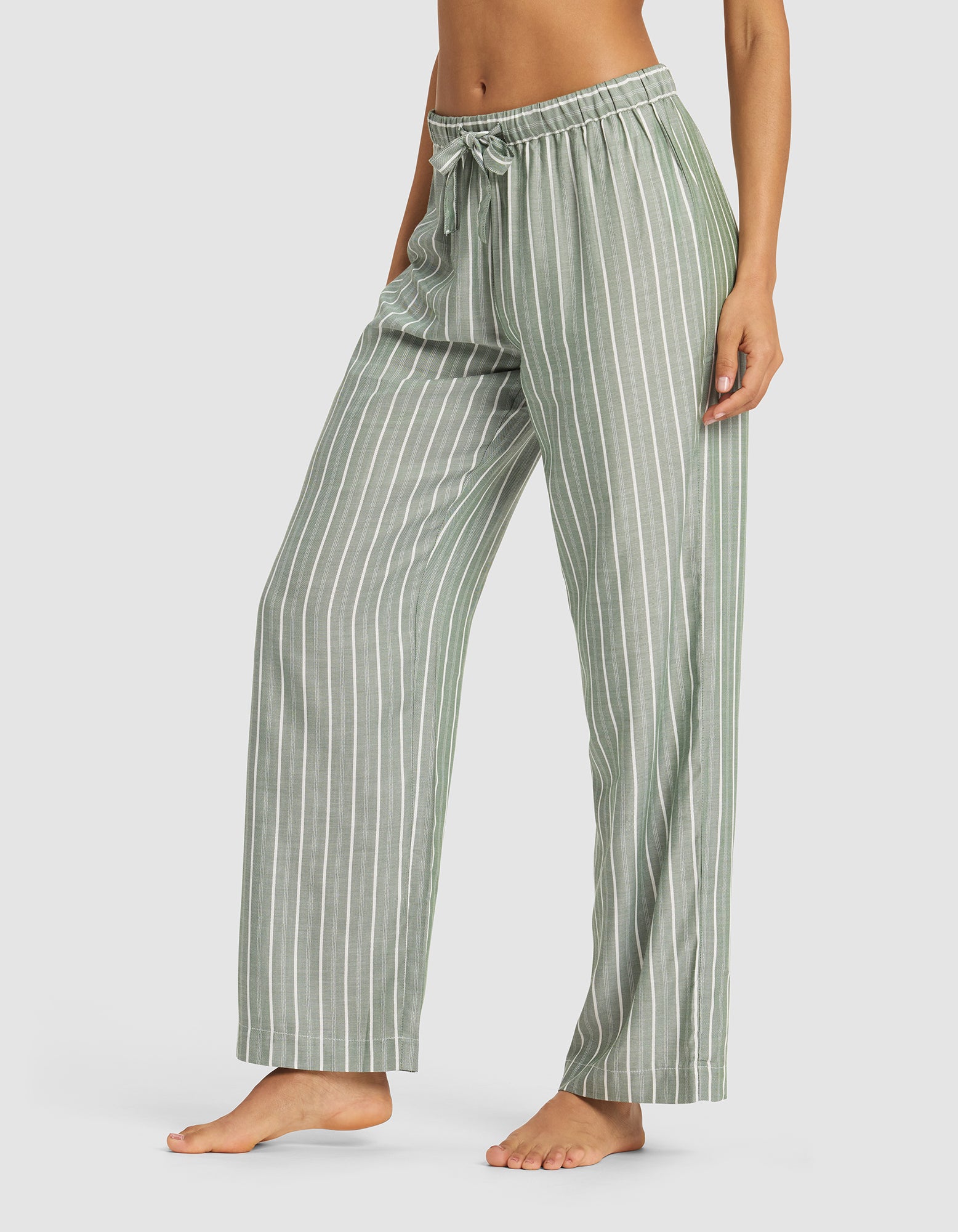 Women's Soft Woven Long Sleeve Pajama Set - Last Chance - Image 19