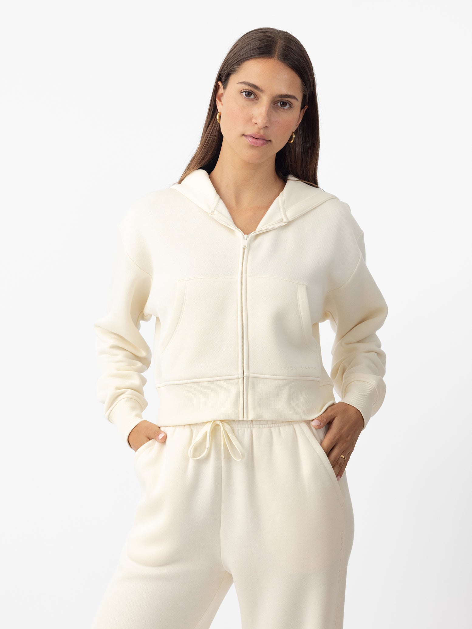 Women's CityScape Cropped Full Zip - Last Chance - Image 10