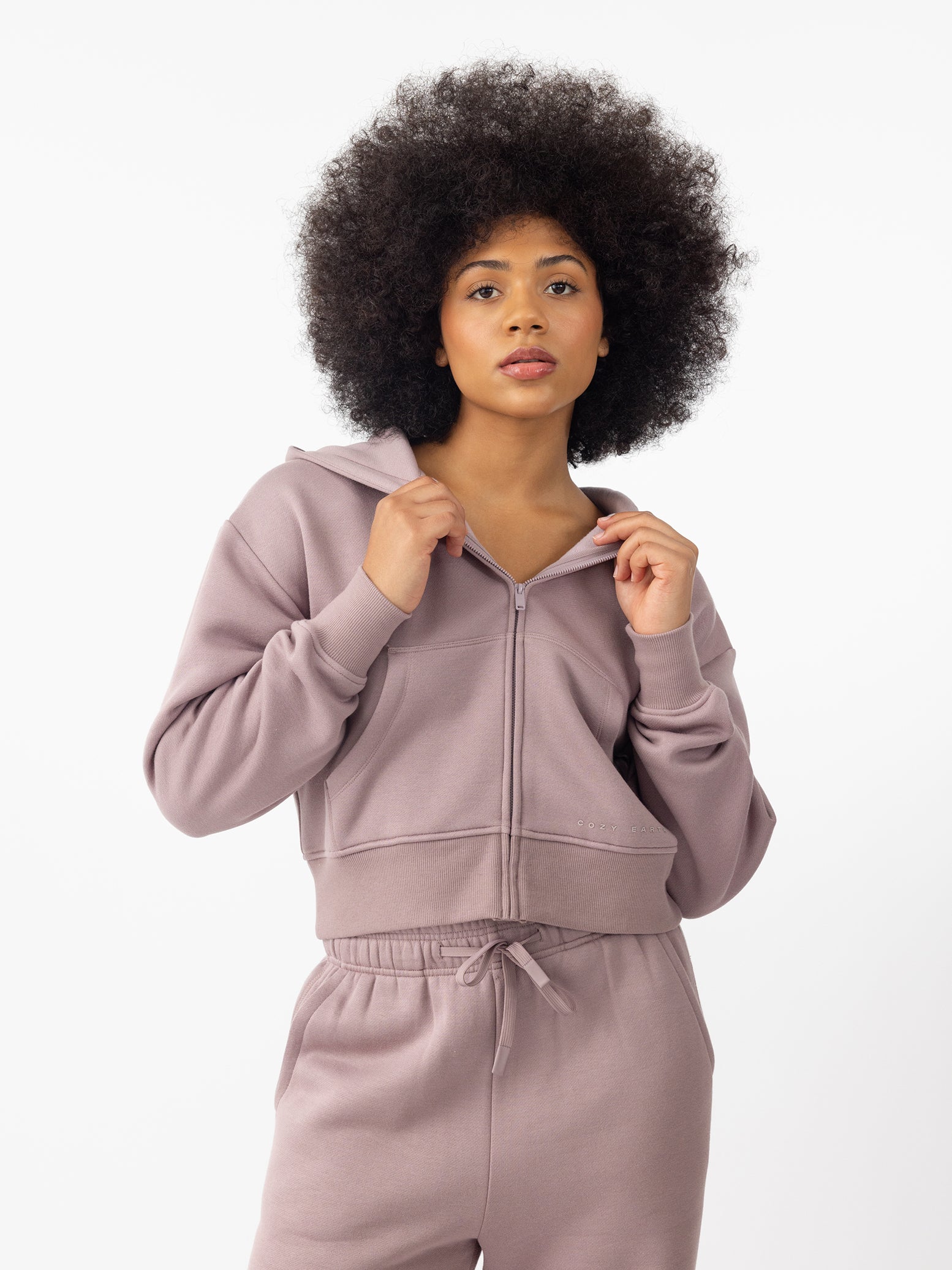 Women's CityScape Cropped Full Zip - Last Chance - Image 8