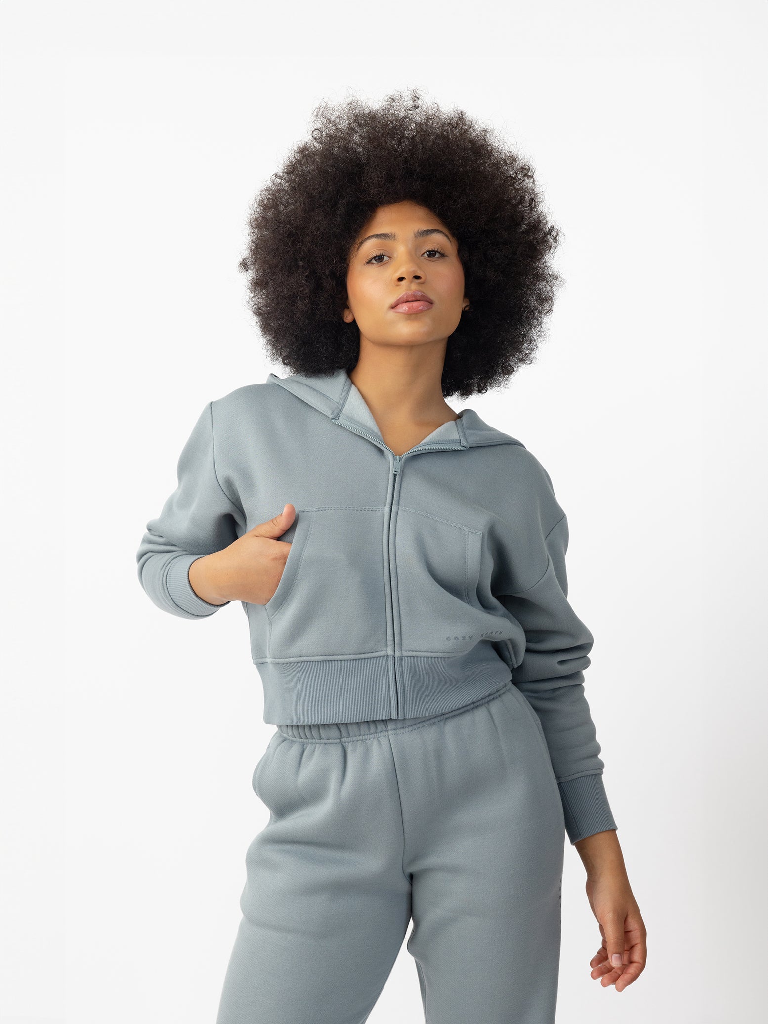 Women's CityScape Cropped Full Zip - Last Chance - Image 29