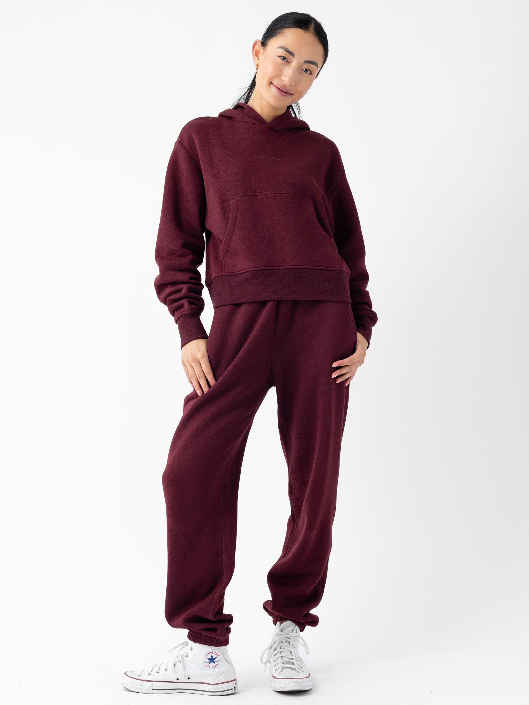 Women's CityScape Cropped Hoodie - Last Chance - Image 16
