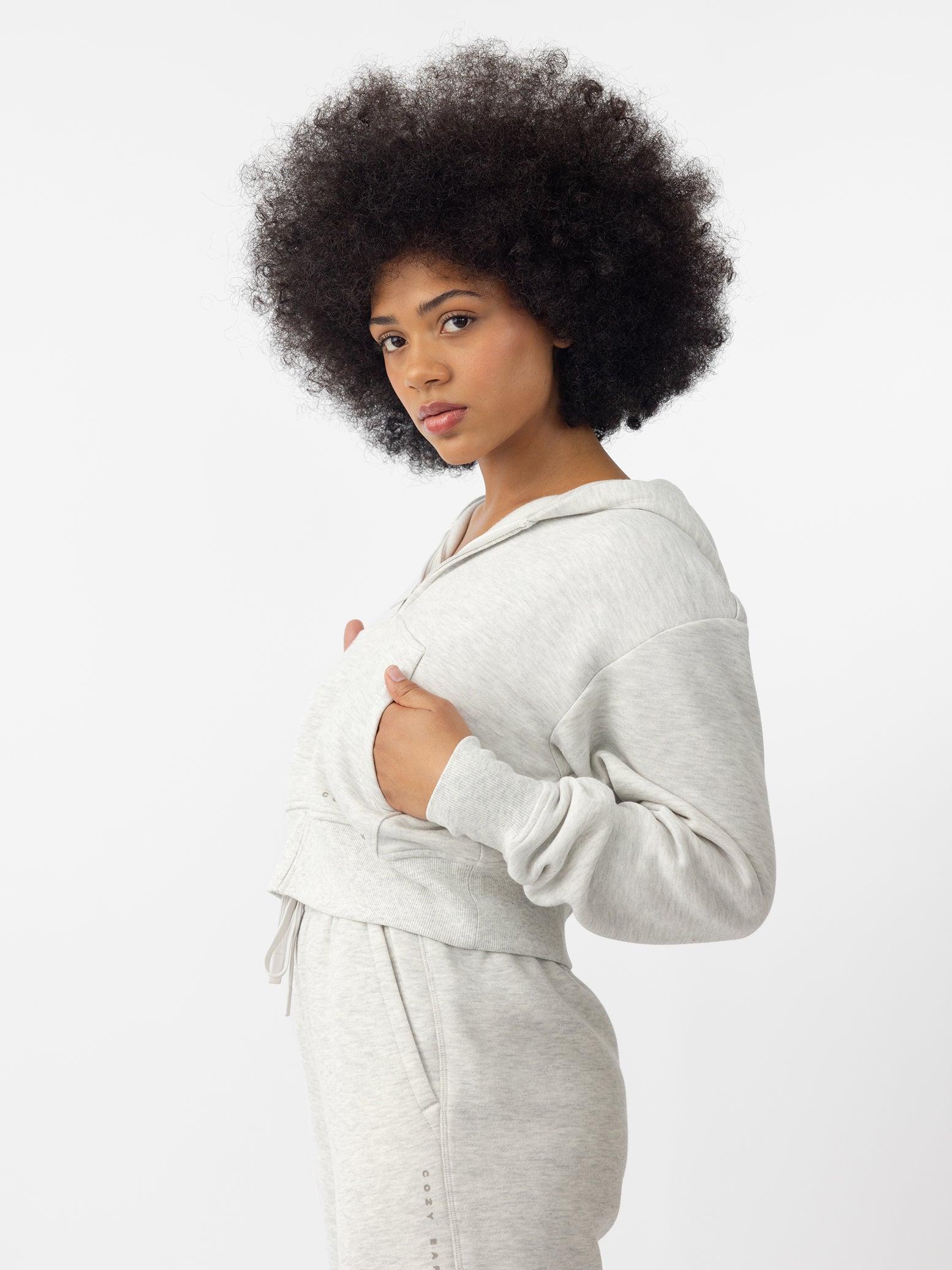 Women's CityScape Cropped Full Zip - Last Chance - Image 2