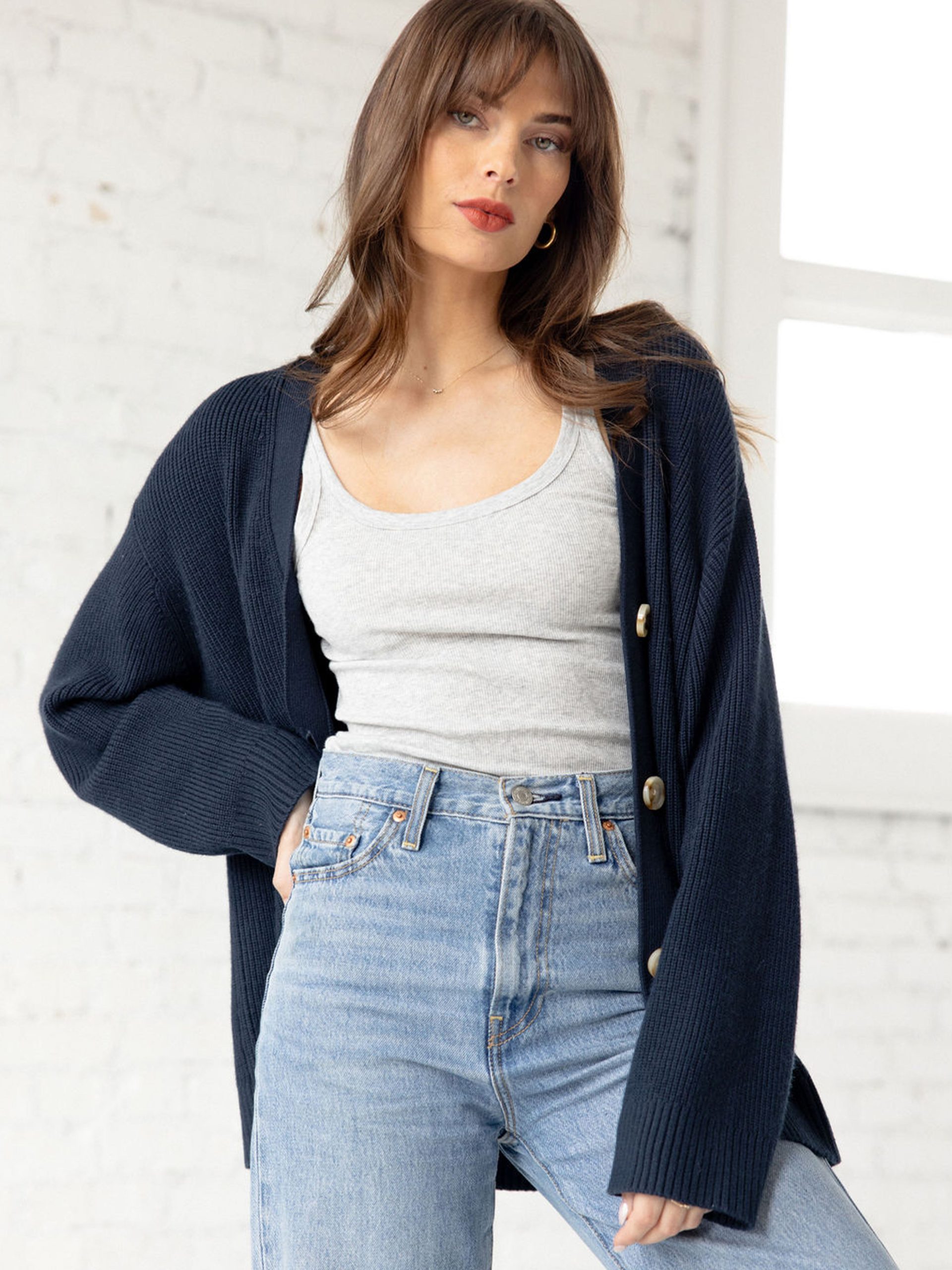Oversized Classic Cardigan - Last Chance - Image 25