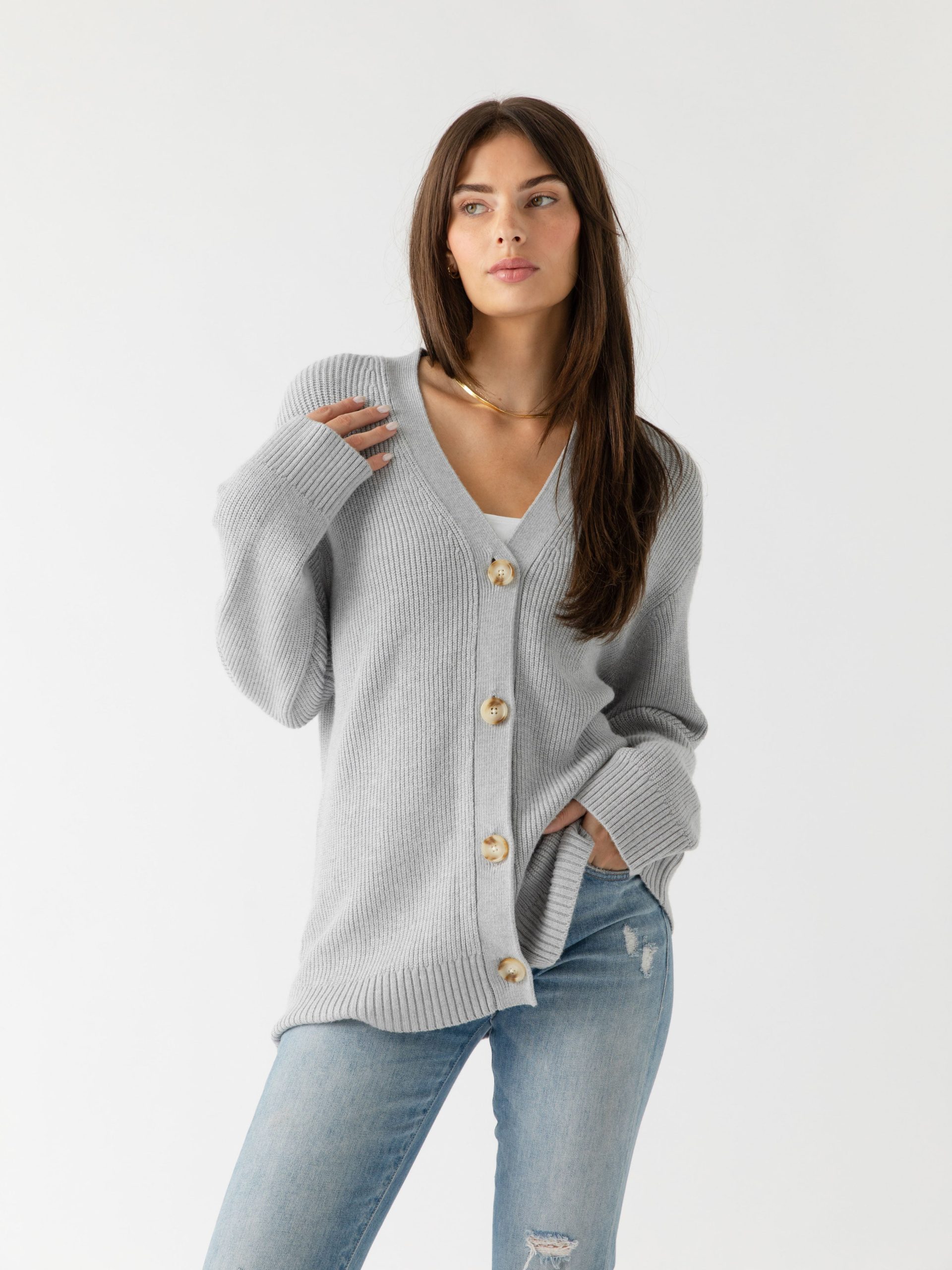Oversized Classic Cardigan - Last Chance - Image 16