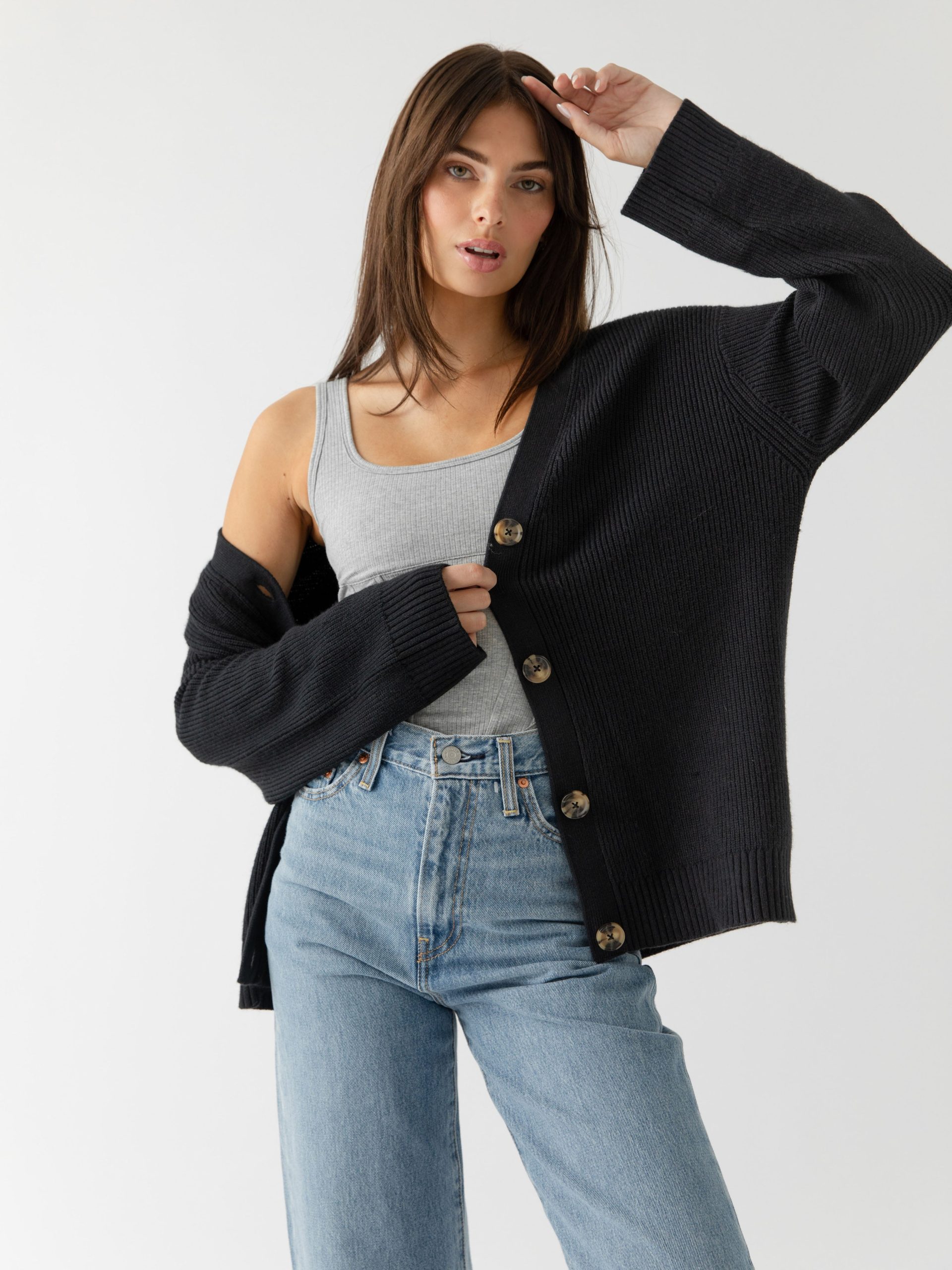 Oversized Classic Cardigan - Last Chance - Image 14