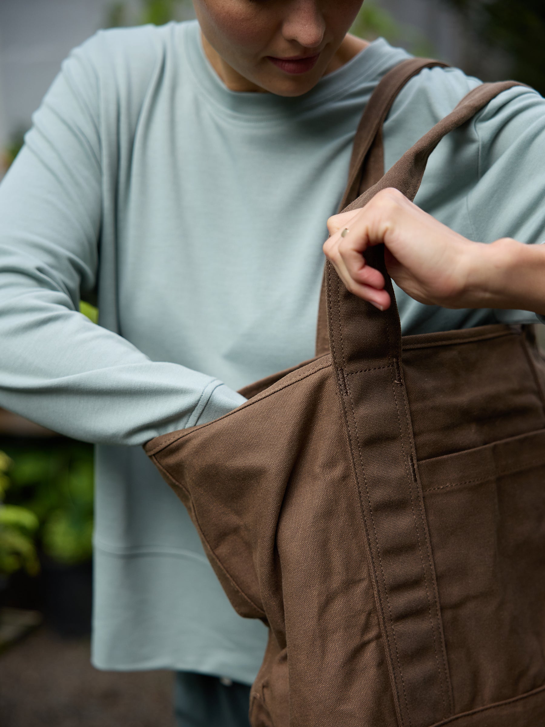 Waxed Canvas Tote - Image 15
