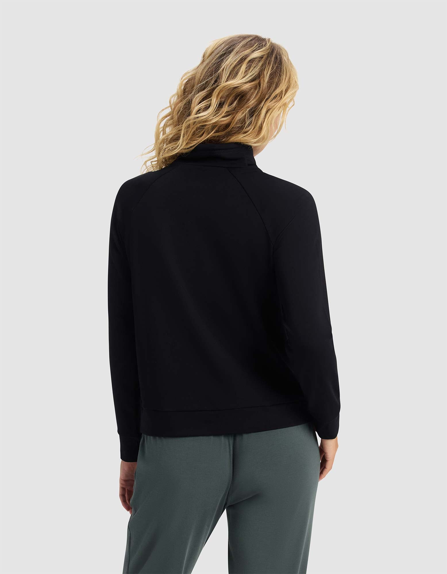 Women's Brushed Bamboo Mock Neck - Image 16