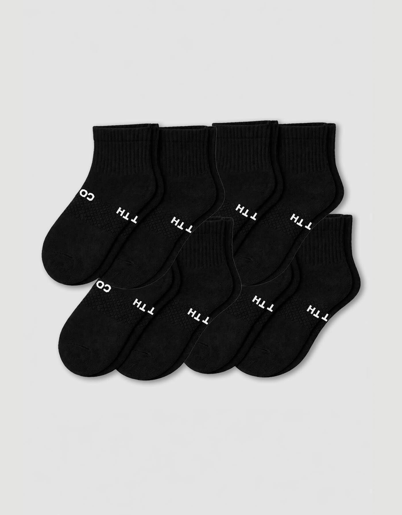 Women's Essential Quarter Sock 8-Pack - Image 6
