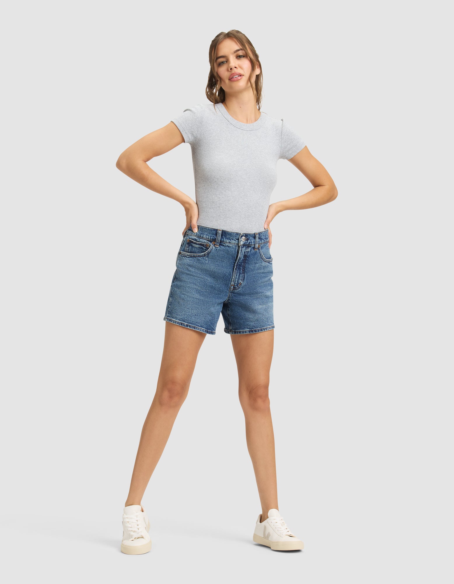 Women's Fine Ribbed Tee - Image 10