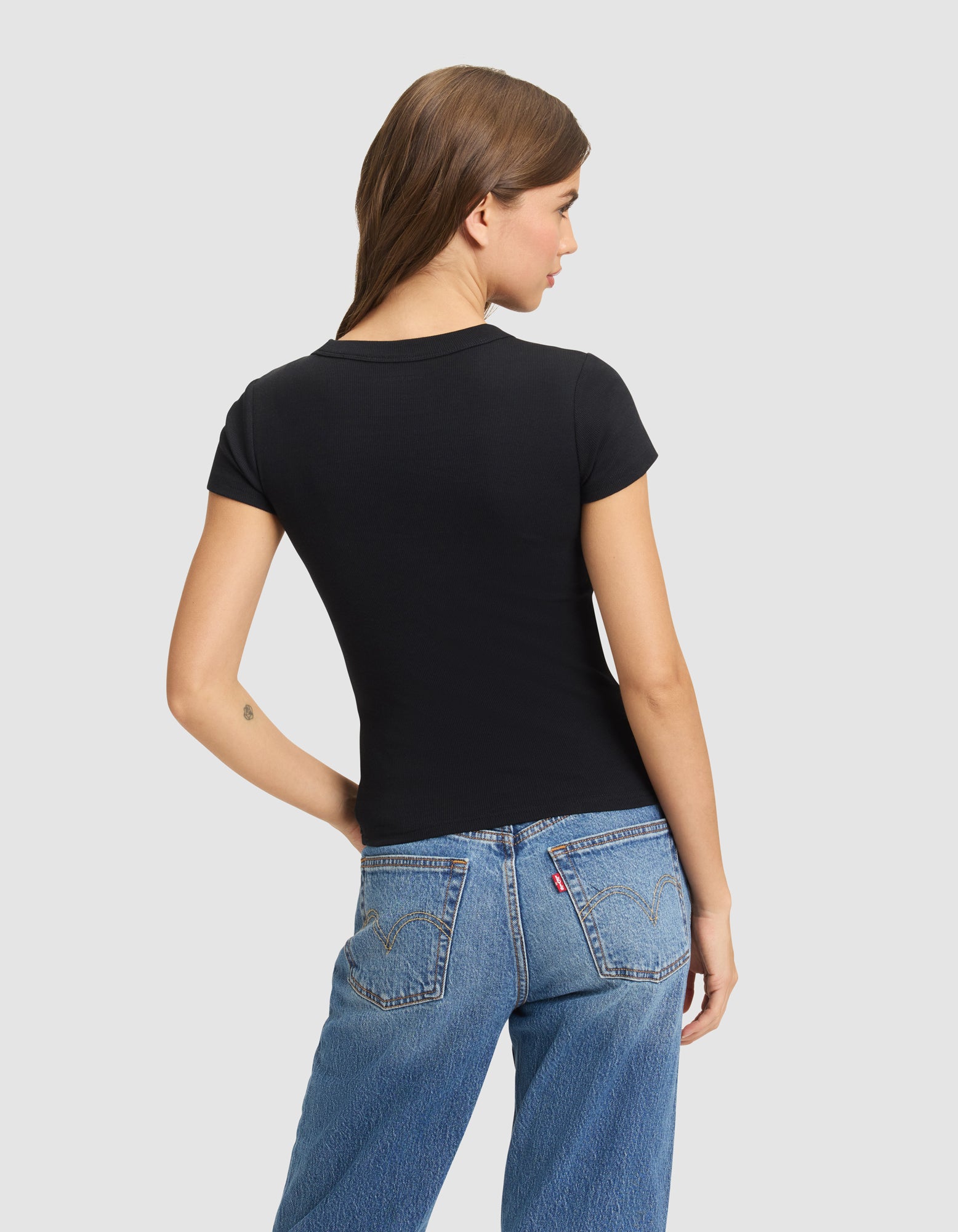 Women's Fine Ribbed Tee - Image 15