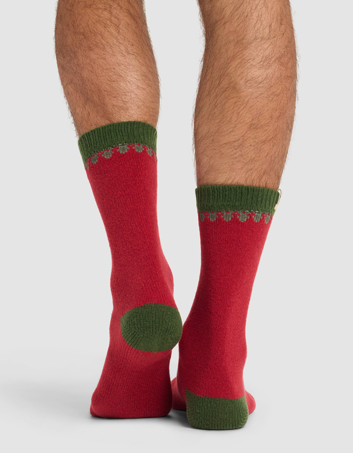 Mistletoe Plush Lounge Calf Sock - Last Chance - Image 11