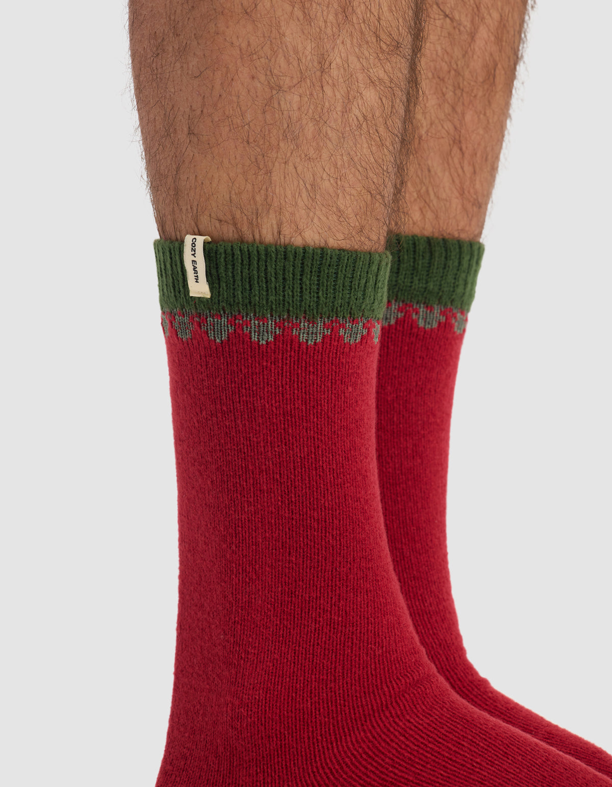 Mistletoe Plush Lounge Calf Sock - Last Chance - Image 12