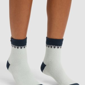 The Mistletoe Plush Modern Crew Sock - Last Chance