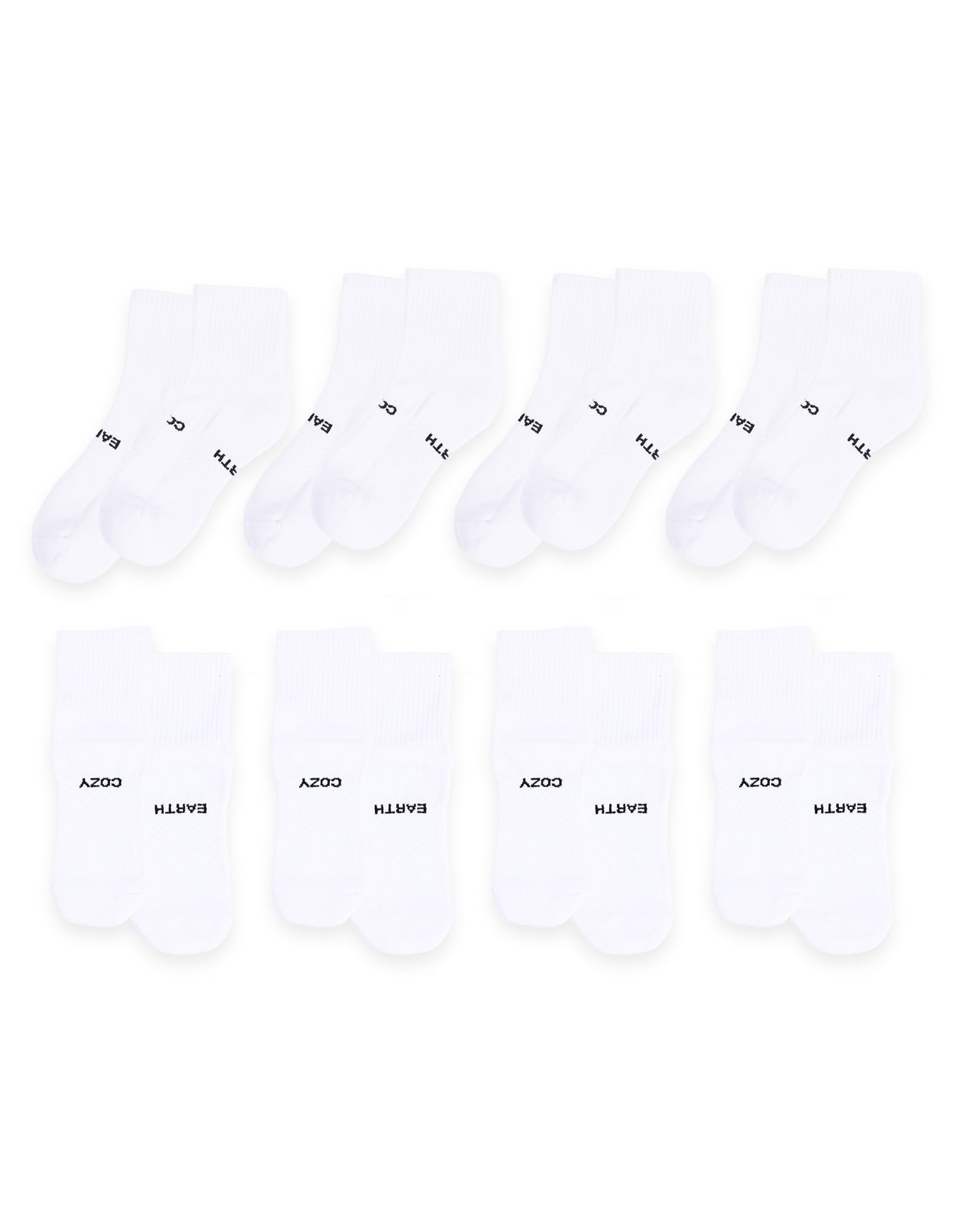 Women's Essential Quarter Sock 8-Pack - Image 5